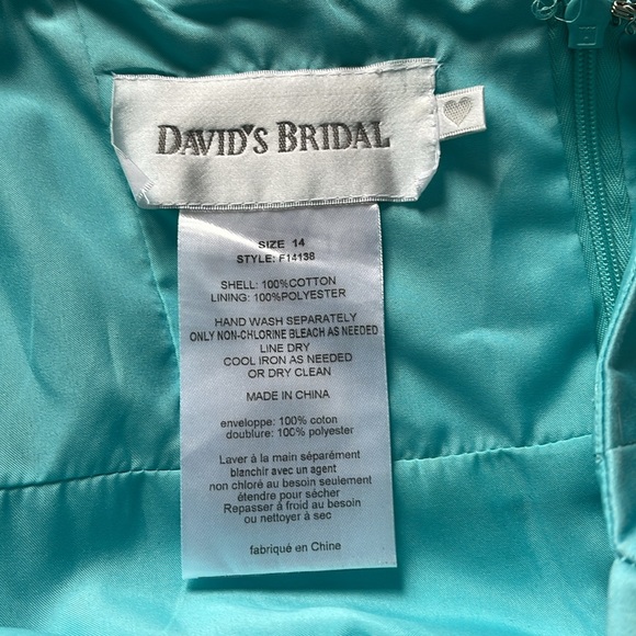 David’s Bridal Bridesmaid Dress - Picture 2 of 6